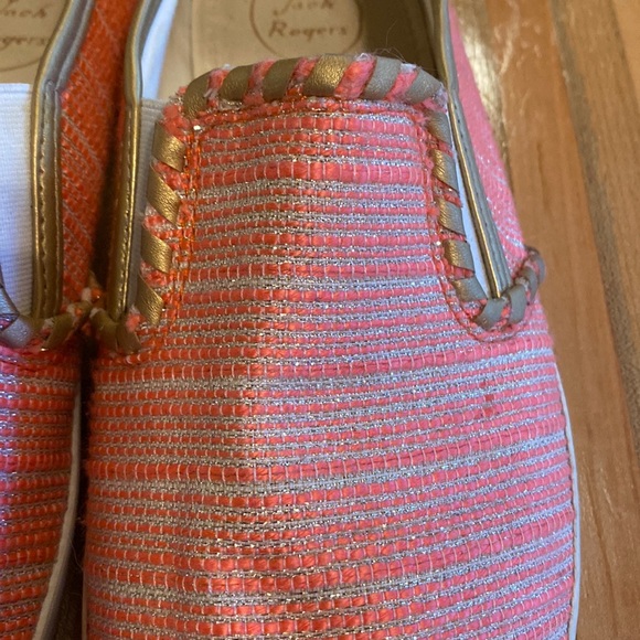 Jack Rodgers Pink Sparkly Tweed Shoes - Picture 3 of 5